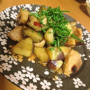 めかじきと茄子の炒め煮